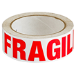Sellotape 36mm x 66m Fragile Polypropylene Packaging Tape - Red/White